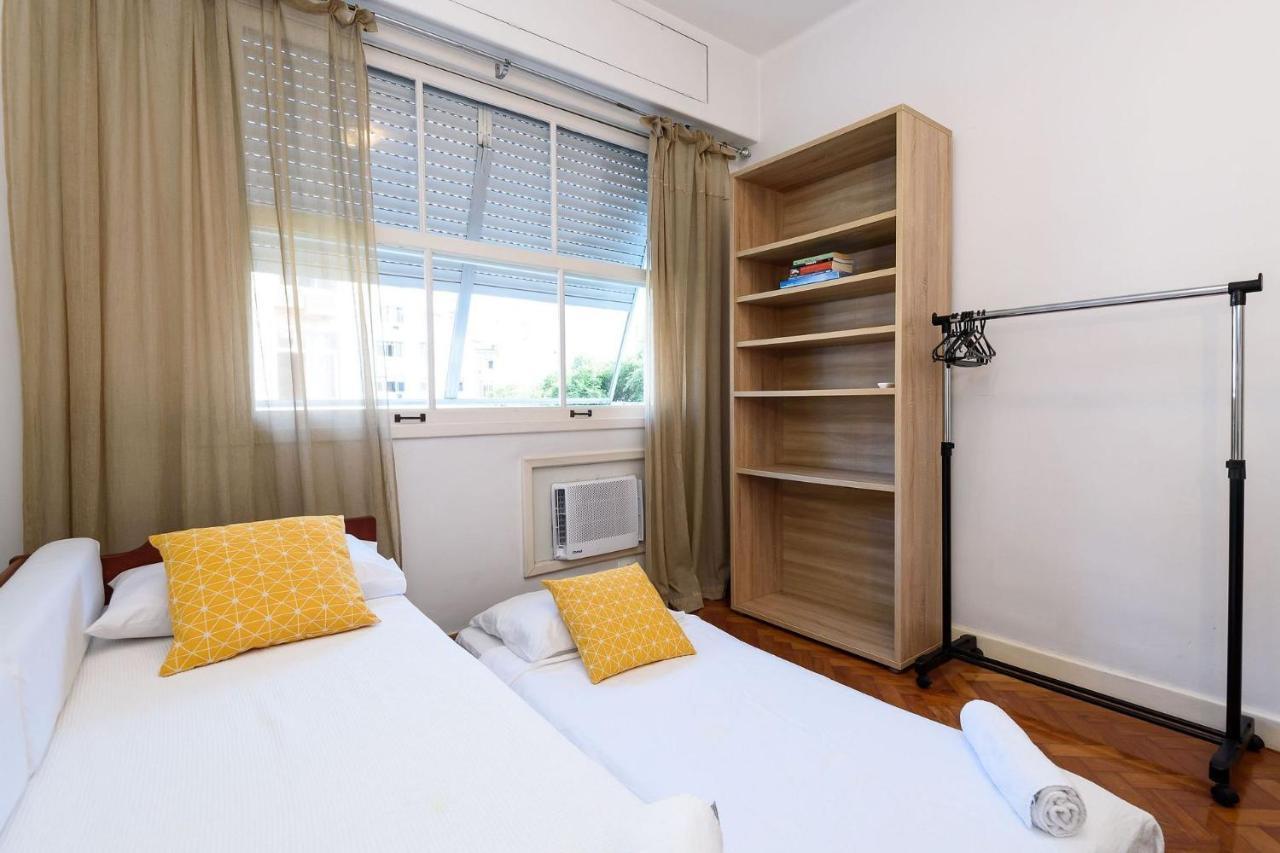 Apartamento Omar Do Rio - Bm 405 Espaçoso 3 Quartos Com Garagem, No Leblon Próximo A Dias Ferreira, Internet 240mbps, Smart Tv, 05 Minutos A Pé Da Do Leblon E Do Metrô Río de Janeiro